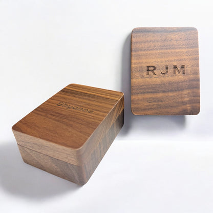 Personalizable Wooden Necklace Box