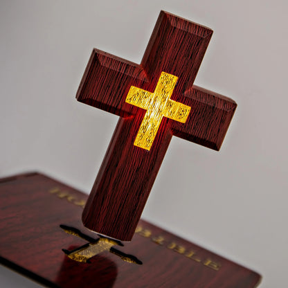 Radiant Faith: LED Cross Lamp with Color Changing Light