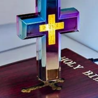 Radiant Faith: LED Cross Lamp with Color Changing Light